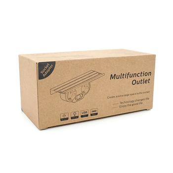 Розетка двійник із заземленням HHT609W, USB+Type-C, 4А, зашита від перевантаження, підставка під телефон, White Зображення