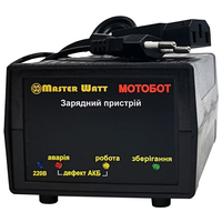 Автоматичне ЗУ для акумулятора MOTOBOT-60, 60 V, (12-20Ah) (MF, WET, AGM, GEL), 160-245V, Струм заряду 2.2A, роз'єм С13 для підключення АКБ Изображение