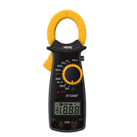 Токові кліщі-мультиметр ANENG DT3266F. Вимірювання: V DC, V AC, A AC, Ω, NCV. Функції: продзвонювання, перевірка діодів, Hold, індикація фази. Зображення