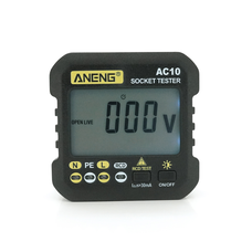 Тестер розеток ANENG AC10, функція перевірки ПЗВ Изображение