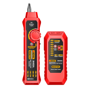 Кабельний тестер ANENG M469A, трасошукач, RJ-45+RJ-11 Зображення