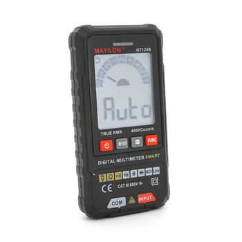 Мультиметр Mayilon HT-124B. Вимірювання: V, A, Ω, C, F, NCV (True RMS). Изображение