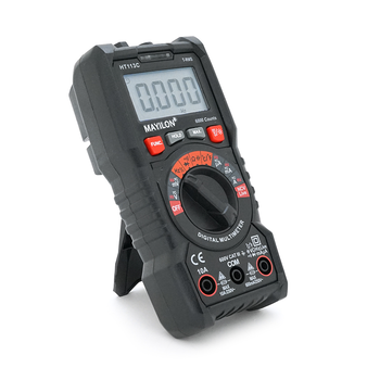 Мультиметр Mayilon HT-113C: V, A, Ω, C, Hz, %, True RMS, NCV/LIVE, діоди, продзвонювання, ліхтарик, 6000 відл., 151x75x48 мм, 0,250 кг Зображення