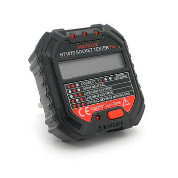 Тестер розеток Mayilon HT-107D, AC: 90-250V Зображення