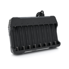 Зарядний пристрій MS-808A, 8 каналів для акумулятора. 18650, 4.2V/2000mAh Изображение