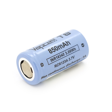 Акумулятор 16340/CR123 Li-Ion Vapcell T8, 850mAh, 3A, 4.2/3.6/2.5V, Purple Изображение