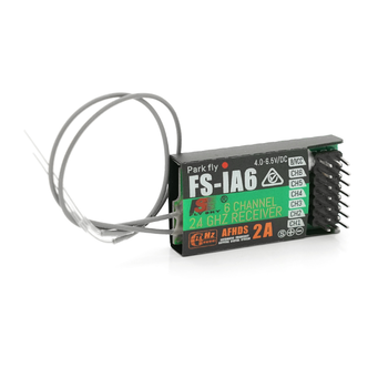 Пульт радіокерування 6ch FlySky FS-I6 + приймач FS-IA6, ручка газу ліворуч Изображение