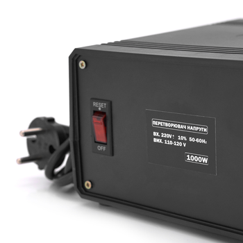 Перетворювач напруги понижуючий MERLION PN-1000, Input 220 V/Output 110V, 1000W, трансформаторний Зображення