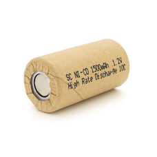 Акумуляторна батарея для шуруповерта Ni-Cd SC1500mAh 1.2V, 10C, 23x43 mm Изображение