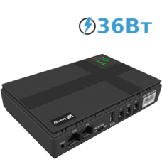 Портативне джерело живлення Mini UPS VIA Energy 2.0, ємність (10400мА • год), потужність 36Вт * год, 0,55 кг, 160 x 40 x 180 мм Зображення
