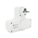 Розетка трійник з вимикачем, заземленням SQ-GZBK-01/03Q, 3x16A 250V~Max, 3500W, White, Q50 Зображення