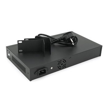 POE комутатор Merlion 16 POE 10/100 + 2 RJ45 10/100/1000+ вбудований блок живлення 52V 3.85A Изображение