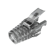 Ковпачок ізолюючий PiPo RJ-45 Cat.5/Cat.6 (100 шт/уп.), Transparent-black Изображение