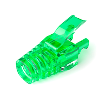 Ковпачок ізолюючий PiPo RJ-45 Cat.5/Cat.6 (100 шт/уп.), Transparent-green Зображення