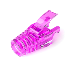 Ковпачок ізолюючий PiPo RJ-45 Cat.5/Cat.6 (100 шт/уп.), Transparent-purple Изображение
