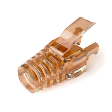 Ковпачок ізолюючий PiPo RJ-45 Cat.5/Cat.6 (100 шт/уп.), Transparent-brown Изображение