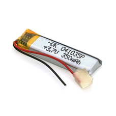 Літій-полімерний акумулятор 5*10*40mm (Li-ion 3.7В 185мА·год) Изображение