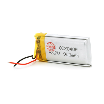 Літій-полімерний акумулятор 8*20*40mm (Li-ion 3.7В 900мА·год) Зображення