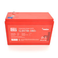 Літій-залізо-фосфатний акумулятор Merlion LiFePO4 12.8V 7AH (4S2P/BMS-10A), (151х65х97) for UPS, до 5000 циклів, Q12 Изображение