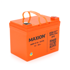 Акумуляторна батарея GEL MAXION BP OT 12V 33Ah (195 х 130 х 153), 10.35kg (+ праворуч), Q2 Зображення