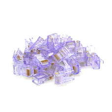 Конектор Noname RJ-45 8P8C UTP Cat-5 (100 шт / уп.) Q100 Violet Изображение