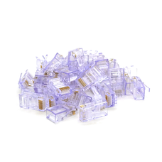 Конектор Ritar RJ-45 8P8C UTP Cat-5 (100 шт/уп.) Q100 Transparent purple Изображение