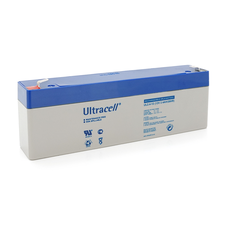 Акумуляторна батарея Ultracell UL2.4-12 AGM 12V 2,4Ah  (178 x 35 x 60) White Q10 Зображення