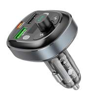 FM-модулятор Borofone BC47, Gray, Box Изображение
