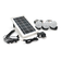Переносний ліхтар LX-1908+Solar, 3 режими, сонячна панель, вбудований акум 7000mAh, 3 лампочки 3W, Радіо, СЗУ, Black, Box Изображение