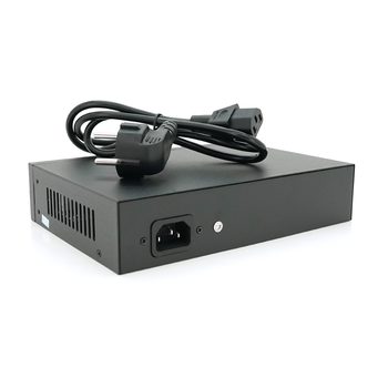 POE комутатор Merlion 6 POE 10/100 + 2 RJ45 10/100 вбудований блок живлення 52V 1.45A Изображение