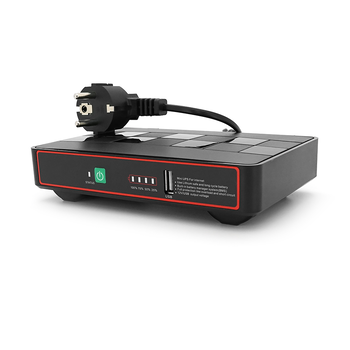 ДБЖ Green Wave Ecoputer-P60W для роутерів/комутаторів/PON/POE, 12V/USB-2A, (12000MAh), Black, BOX, Q20 Изображение