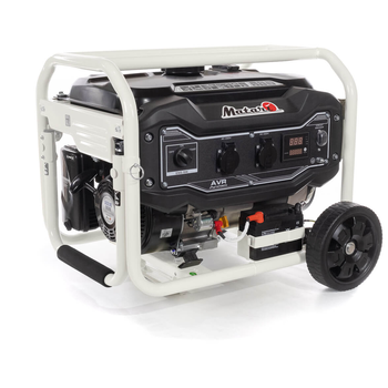 Бензиновий генератор Matari MH4000E (2.8 кВт), однофазний 220V, 50Hz, об'єм бака 13л, стартер Зображення