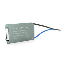 BMS плата Leiba LiFePo4 48V 16S 40A, алюмінієвий радіатор Зображення