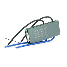 BMS плата Leiba LiFePo4 48V 16S 120A, алюмінієвий радіатор Зображення