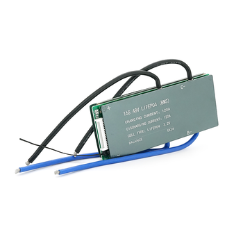BMS плата Leiba LiFePo4 48V 16S 120A, алюмінієвий радіатор Зображення