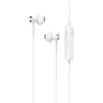 Навушники вакуумні Bluetooth HOCO ES21 Wonderful Sport, White, Box Изображение