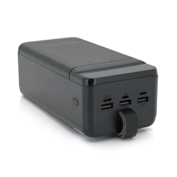 Powerbank LIONPATTON L46, 60000mAh, QC3.0, MicroUSB, Type-C, Lighting, 3xUSB, Black, Box Изображение