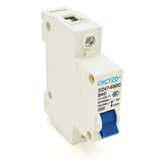 Автоматичний вимикач CHCYZO DZ47-63DC-B40, 1P, 40A, 12-125V Изображение