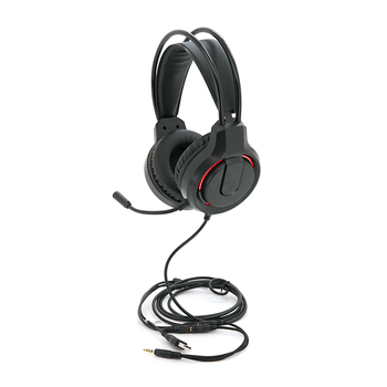 Ігрові навушники з мікрофоном Fantech HQ53 FLASH, 7.1-Channel, USB, Black, Color Box Зображення