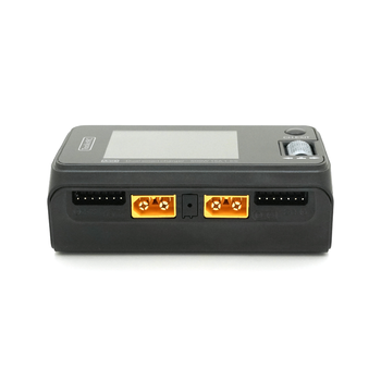 Зарядний пристрій ToolkitRC M6D TK10800, 2 канали, 500Вт, тип АКБ LiPo, LiHv, Li-ion, NiMh, LiFe, Pb, USB, роз'єм XT60, вхід 7-28В, вага 220г, без БП Зображення