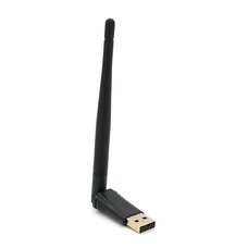 Бездротовий мережний адаптер Wi-Fi-USB AUFA W114, 802.11bgn, 150Mbps, 2.4GHz, WIN7/8/10/11/MAC/LINUX, Blister Изображение