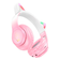 Бездротові навушники Bluetooth HOCO W42, White/Pink, Box Зображення