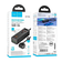 Мережевий фільтр HOCO AC10A на 1 розетку + 2 USB + 2 USB-C, 65W, кабель 1,5 м, 220В, Black, Box Зображення