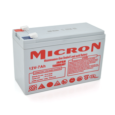 Акумуляторна батарея Micron MCN-12/7 12 V 7Ah ( 150 x 65 x 95 (100) ) Gray Q10 Зображення