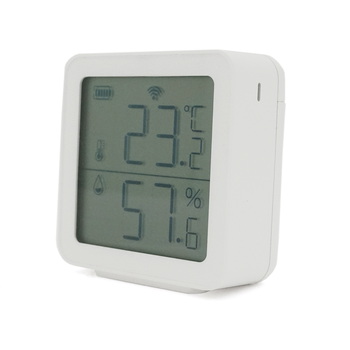 Датчик температури та вологості TH05 Tuya, -5°С - 55С°, з екраном, Bluetooth 5.0 BLE, сумісний з Tuya, Smart Life, 38х38х12мм Зображення
