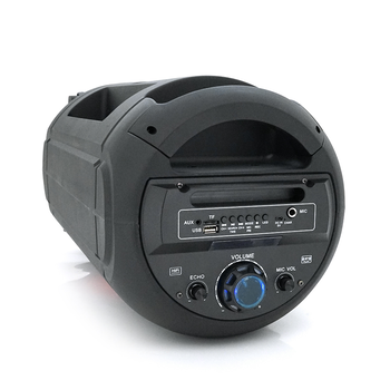 Потужна акустична система з підсвічуванням Kimiso QS-A880, 100W, Bluetooth мікрофон, вбудований акум 3700mAh, живлення 220В, Black, Box Зображення