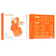 Навушники Bluetooth Borofone BW23, Orange, Кейс Зображення
