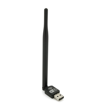 Бездротовий мережний адаптер з антеною Wi-Fi-USB LV-UW11RK-5DB MTK7601, 150Mbps, 2.4 GHz, Win10/8.1/8/7/XP,Mac OSX 10.7~10.10 and Linux, Box Изображение