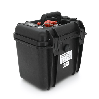 Літій-залізо-фосфатний акумулятор LiFePO4 12.8V 100AH (4S1P/BMS-50A), (395х230х175), 9,5кг, до 3000 циклів Зображення