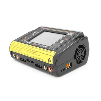 Зарядний пристрій HTRCT400 Pro Duo AC200/DC400Вт, тип АКБ LiPo, LiHv, Li-ion, NiMh, LiFe, Pb, 3.2" Touch screen, 100*65*140 (мм) Изображение